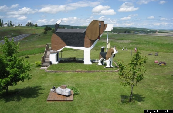 5.) Dog Bark Park Inn - Idaho