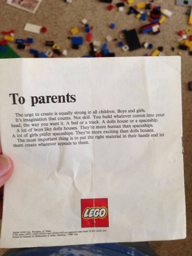 This letter was included with the toys...and it's inspiring.