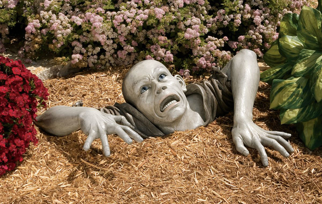 6.) Get that zombie off...or not under...MY LAWN!