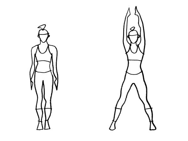 1.) Jumping Jacks - Cardio, Whole Body