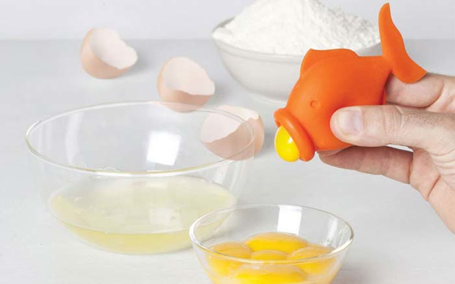 23.) A handy, dandy egg yolk separator.