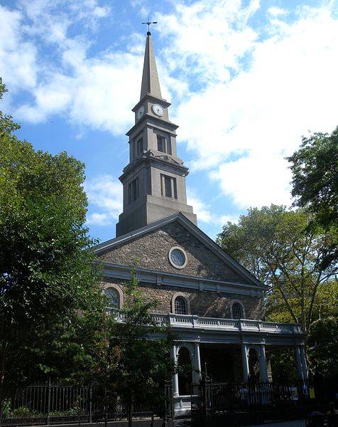 St. Mark's Church in-the-Bowery - A New York Historic site at 131 East 10th Street, St. Mark's is supposedly haunted by the ghost of Dutch colonial governor Pete Stuyvesant. He has been known to cause all kinds of mayhem for clergymen and parishioners of the church.