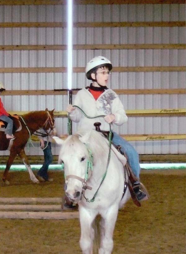 14.) Good thing this kid grabbed his light saber before riding into battle.