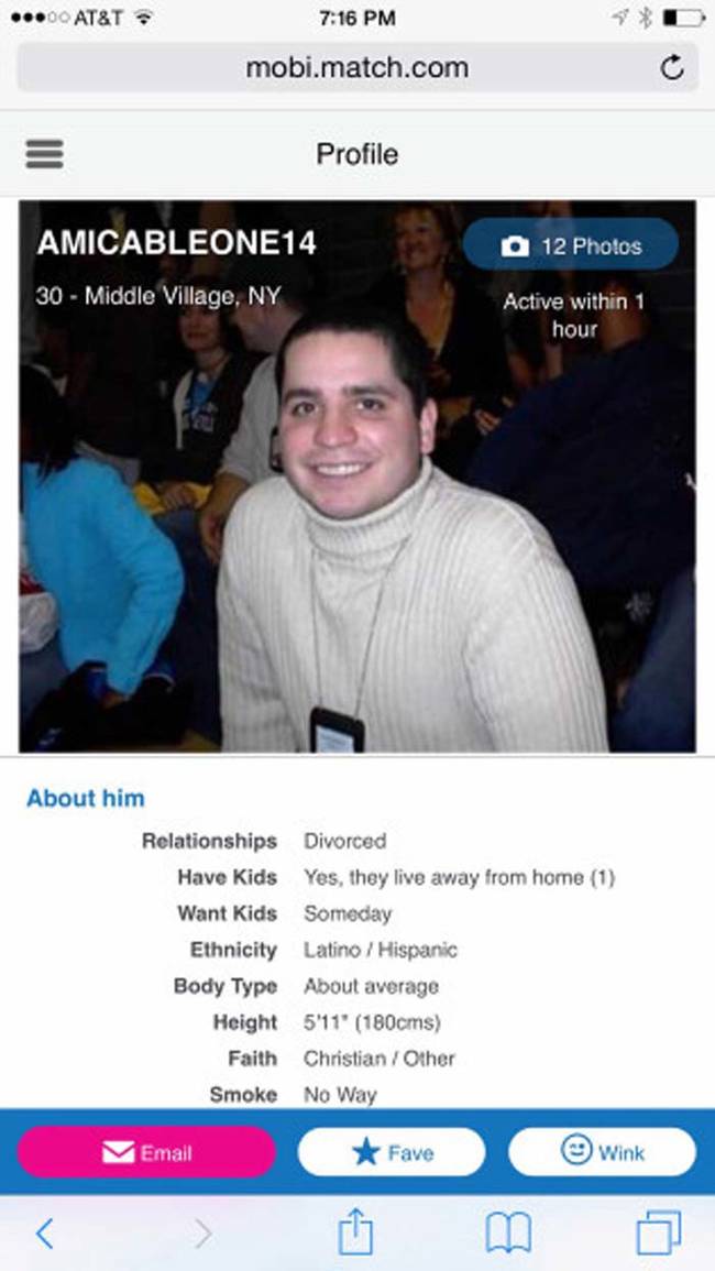 Now newly released from jail, Valle says that he plans to attend law school and try to get back to leading a normal life. Valle, now 30, is even trying to get back into the dating game, as evidenced by his new Match.com profile.