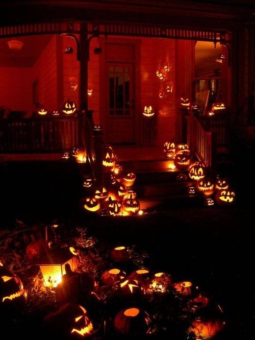 Eh, I feel like this house could use one more pumpkin.