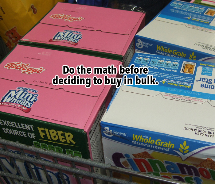 11. Selecting individual produce can be cheaper than by-the-pound and easier to check for any defects.