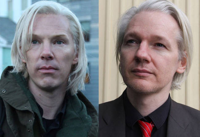 Benedict Cumberbatch as Julian Assange in <em>The Fifth Estate</em>