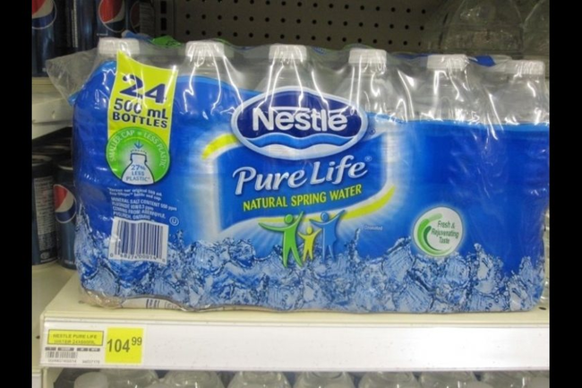 Package Of Bottled Water