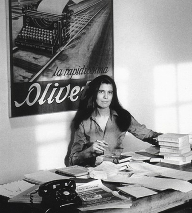 Susan Sontag, writer and filmmaker.