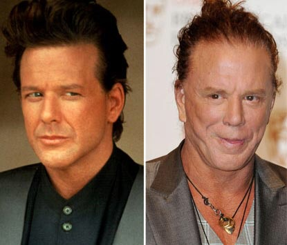 19.) Mickey Rourke is not real, I swear.