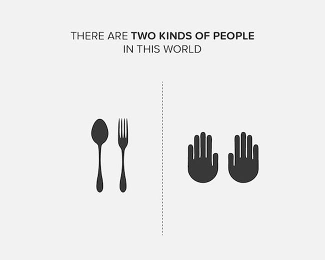 Utensils vs. Hands