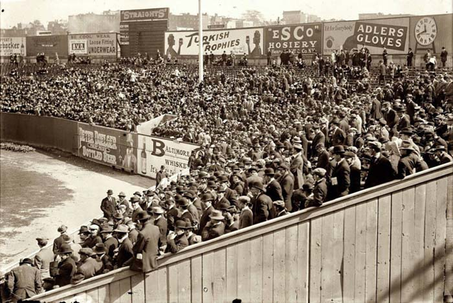 20.) 1912 - The first World Series Game in New York.