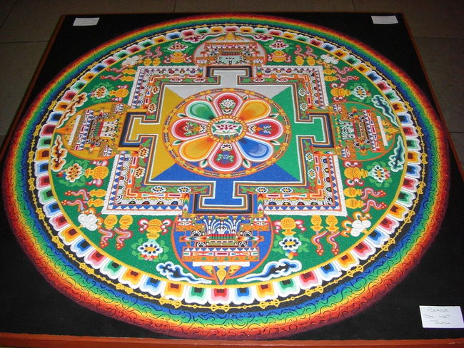 It can take a few weeks for a team to finish creating a Mandala.