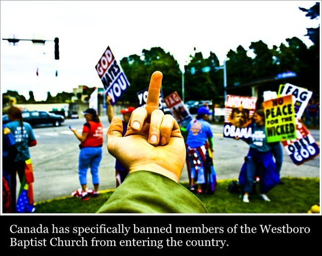 17.) Westboro Baptist Church