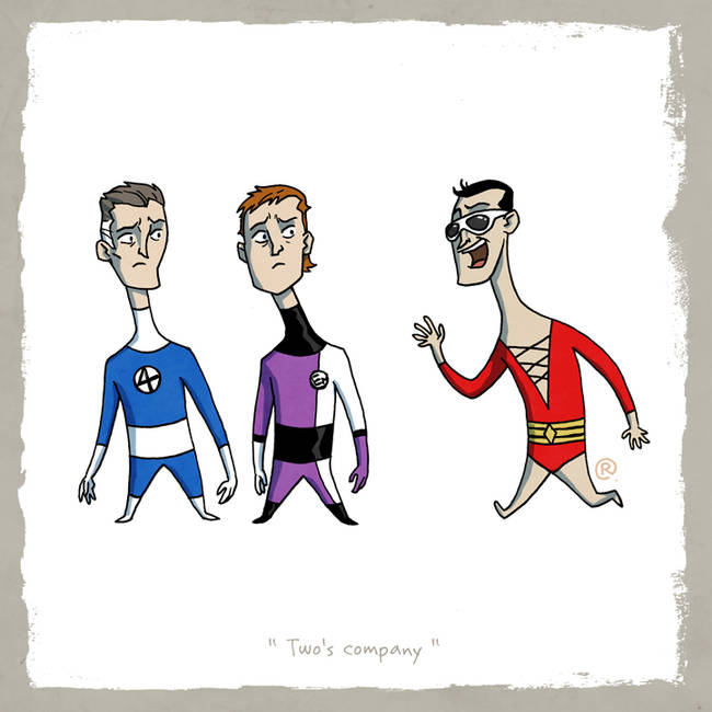 Mr. Fantastic, Elongated Man, and Plastic Man