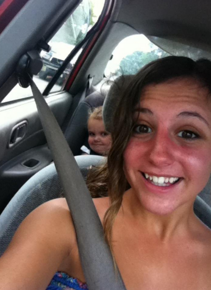 11.) What a backseat driver. And photobomber.