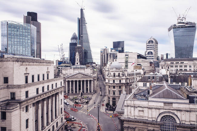 Bank of England in London.