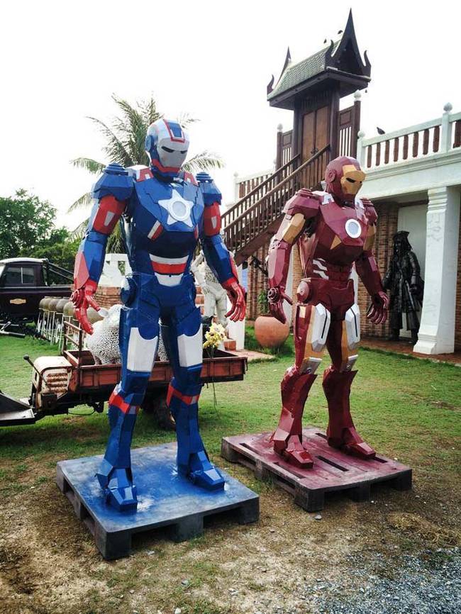 17.) Iron Man and Iron Patriot.