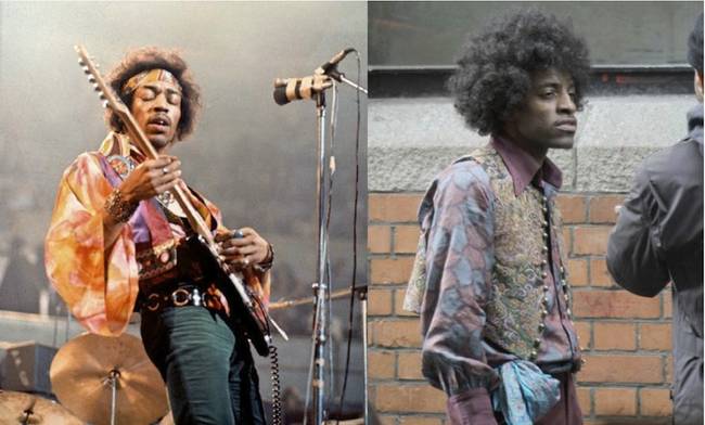 Andre "3000" Benjamin as Jimi Hendrix in <i>All Is By My Side</i>