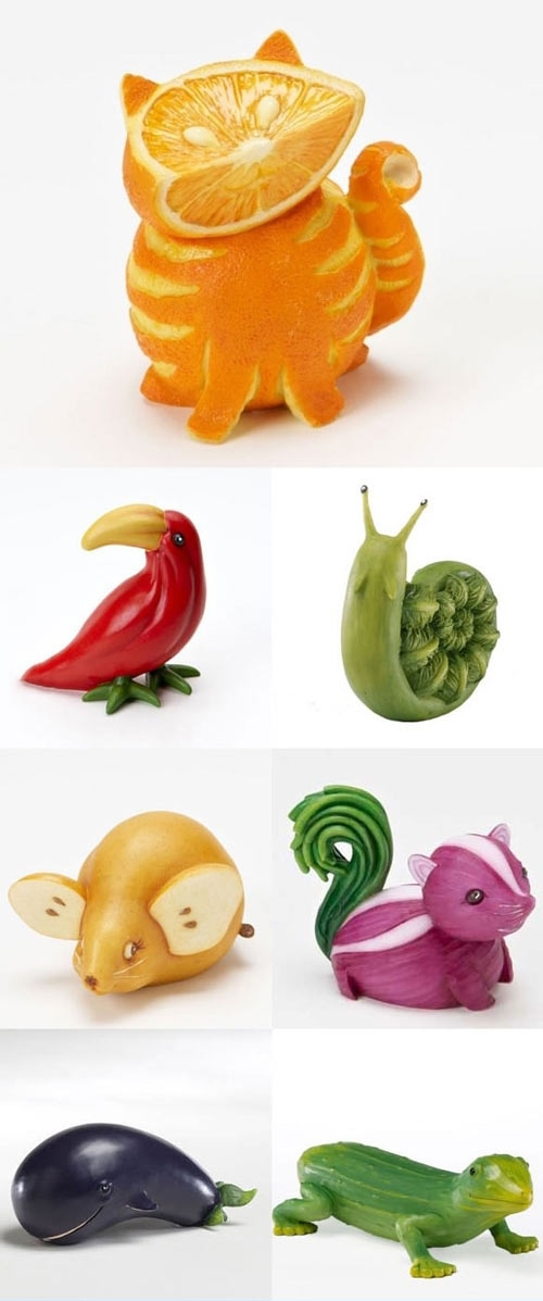 10. Fruit and Veggie Animals