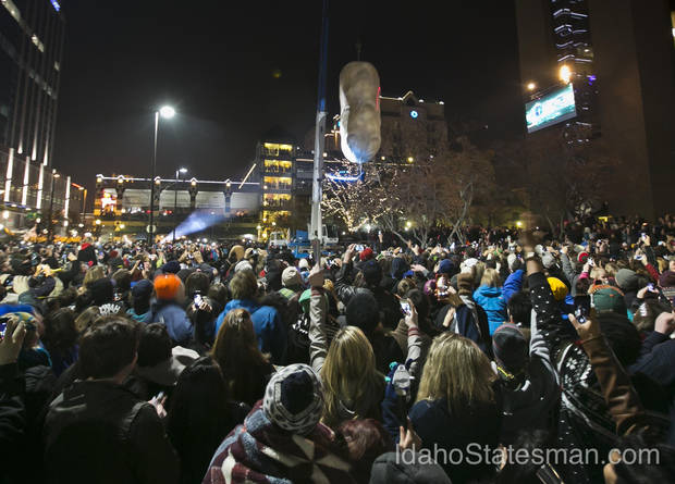 The drop a potato on New Year's in Idaho