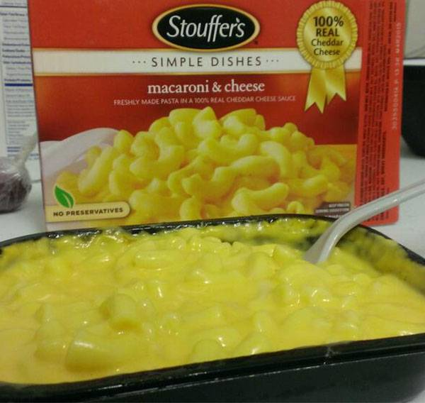 2.) Stouffer's Macaroni and Cheese