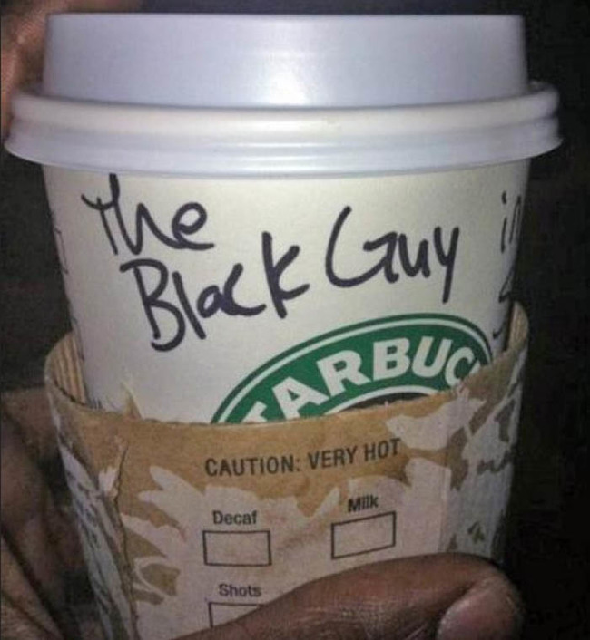 8.) That is some venti racism.