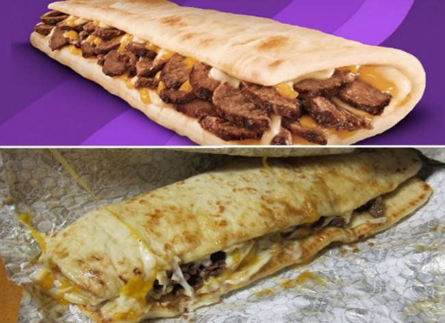 Anything "Steak" or "Beans" from Taco Bell