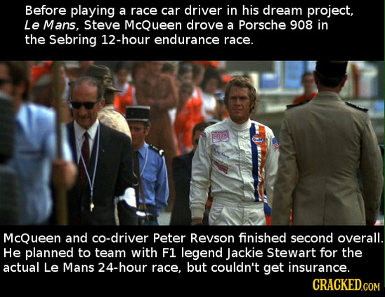 22.) Steve McQueen, Le Mans