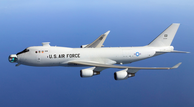 4.) The Airborne Laser/Boeing YAL-1.