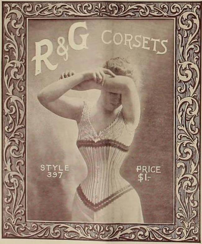 Corsets were all the rage.