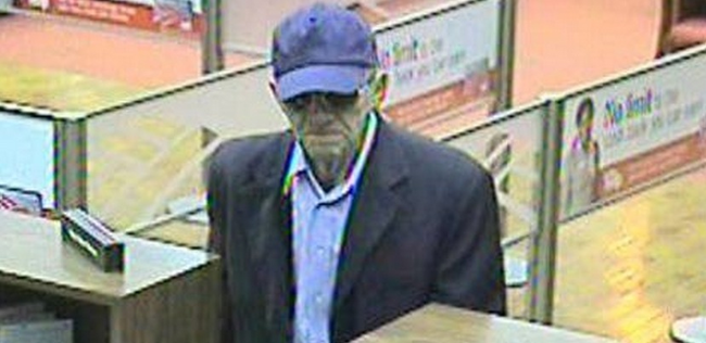 1.) This old man who is suspected for 16 robberies across California may not be what he seems. Authorities believe that 'The Geezer Bandit' is actually a younger man in disguise, as evidence by how fast he flees the scene on foot. The FBI has put a $20,000 on the shapeshifting trickster's head.