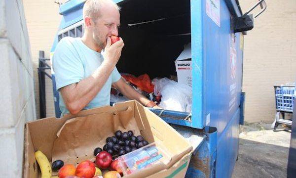 If you take away the dumpster, that actually seems like quite the fresh breakfast.