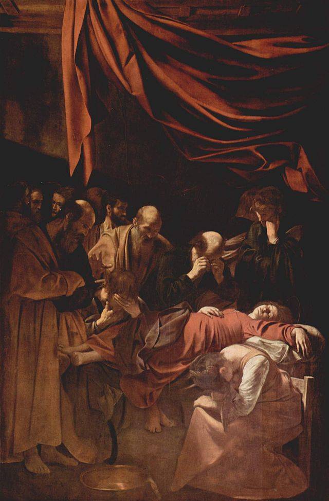 <i>The Death of the Virgin</i>, by Caravaggio