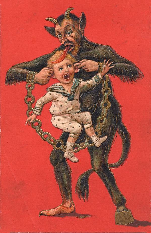 Austria - It doesn't get more fun than being scared by Krampus, Santa's evil nemesis who punishes bad children each year.