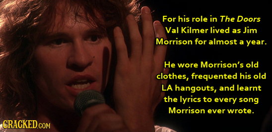 16.) Val Kilmer, The Doors