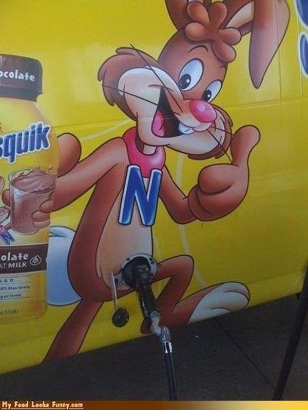 19.) Nice placement, Nesquik.