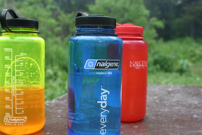 4.) Nalgene: The popular water bottle was originally developed in upstate New York as a new type of laboratory container lined with polyethylene in order to withstand high temperatures without being as fragile as glass. In the 1970s, Nalgene president Marsh Hyman heard how some of the scientists were getting use from them outside of the lab as a way to stay hydrated while hitting the trails. After testing the theory out for himself with his son's Boy Scout troop, the water bottles would soon be marketed as an outdoorsy favorite.