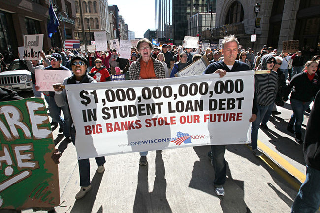 14.) With seven million Americans defaulting on their student loans, this also means that seven million Americans will have their personal credit plummet and be deemed un-hirable by many employers as a result.