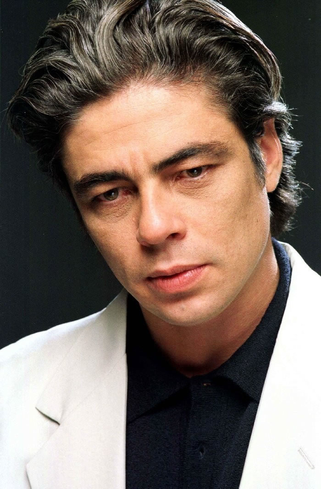 10.) Benicio del Toro defied his father's wishes when he dropped out of school studying law to pursue acting.