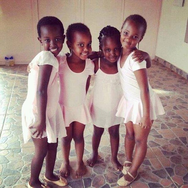 14.) Ballet students at Rwanda's only classical ballet school.