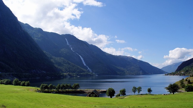 Langfoss, Fjaera, Norway.