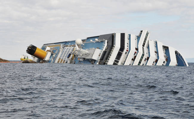 13.) Costa Concordia Shipwreck, Italy