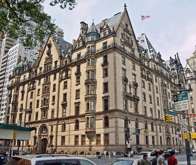 2.) The Dakota - This building is famous for a few things that give it a creepy aura. It was featured in Roman Polanski’s 1968 horror classic "Rosemary’s Baby," ghosts have been seen at the residence, including one of man with the face of a little boy. It is also the location of John Lennon's murder, and his ghost apparently haunts the building.