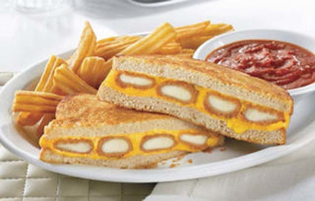 16.) Denny's Fried Cheese Melt.