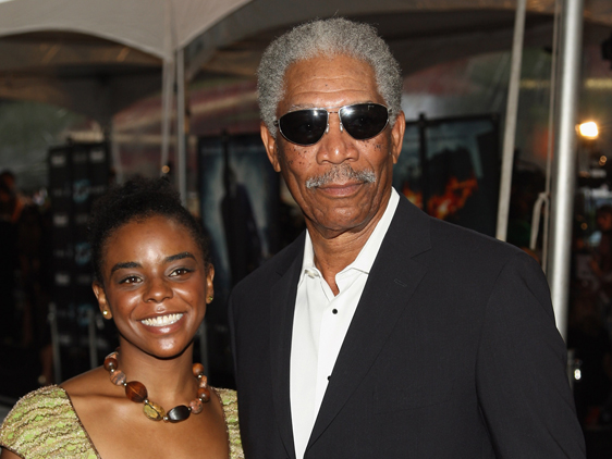 7.) Morgan Freeman and E’Dena Hines