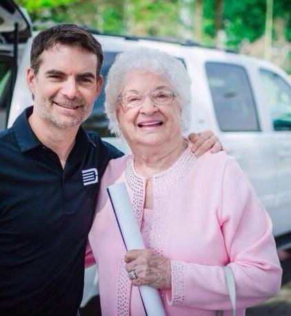 11.) Jeff Gordon makes his living in the fast lane, but that doesn’t mean he’s too busy to spend time with a fan--especially when he’s the favorite driver of their late husband.