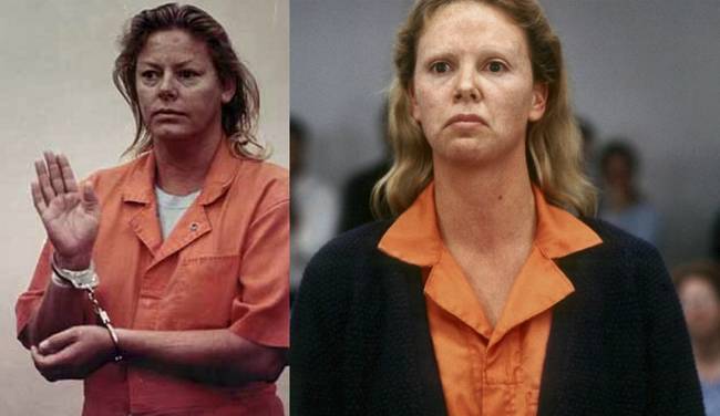 Charlize Theron as Aileen Wuornos in <i>Monster</i>