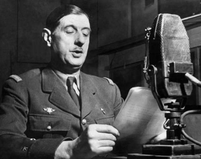 6.) Charles de Gaulle.