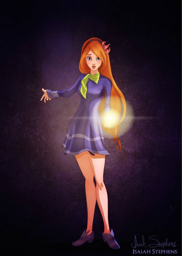 Giselle (from <i>Enchanted</i>) as Daphne Blake (from <i>Scooby Doo</i>)